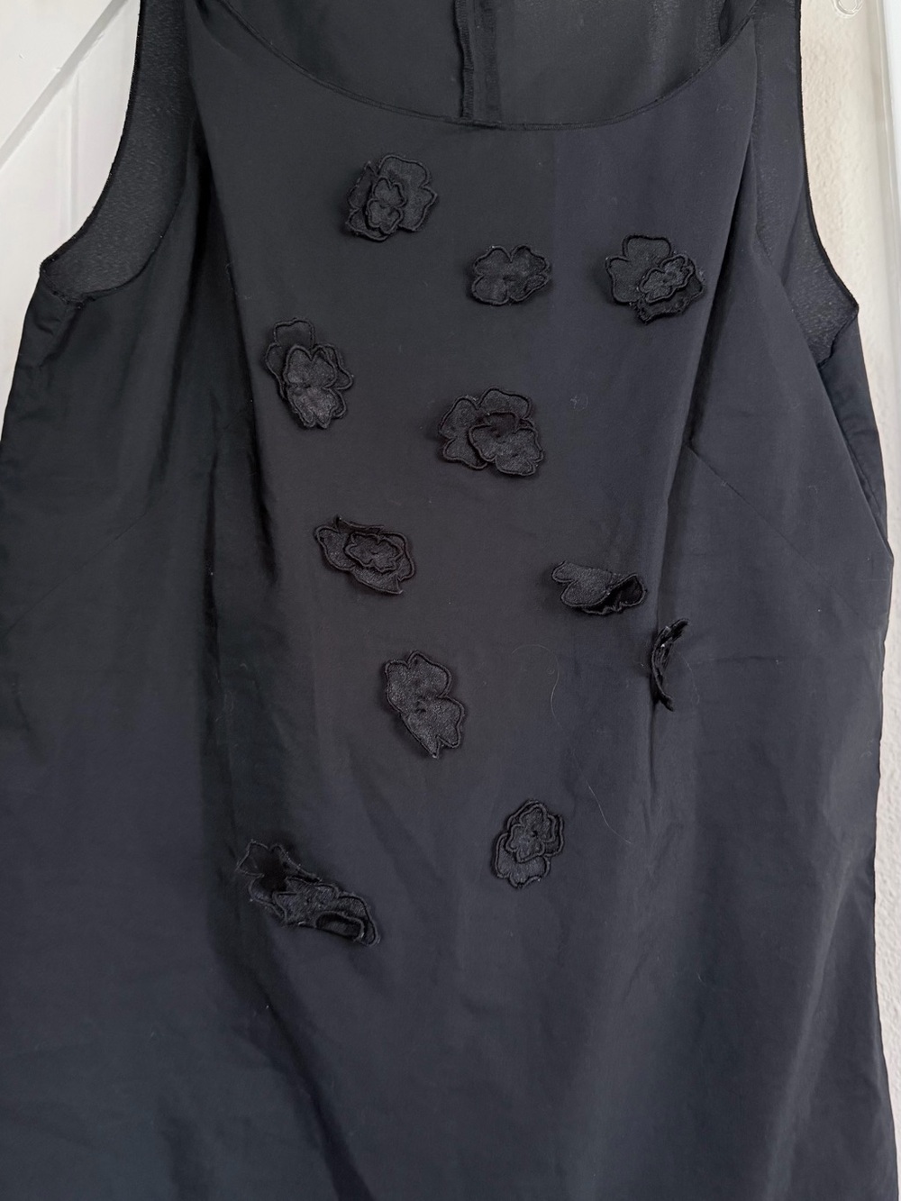 GAP Black Women's Top with Navy Tag